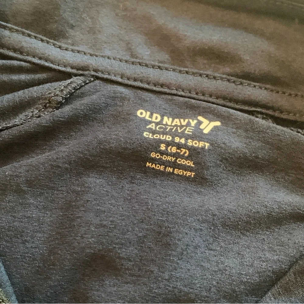 Old Navy CloudMotion 1/4-Zip Performance Top - Navy (S, 6/7) - Picture 5 of 6
